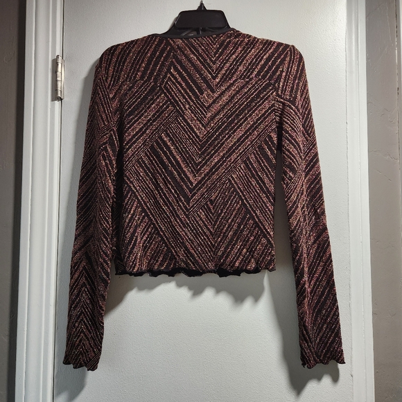 SHEIN Glitter Crop Top Size Large - Picture 4 of 8